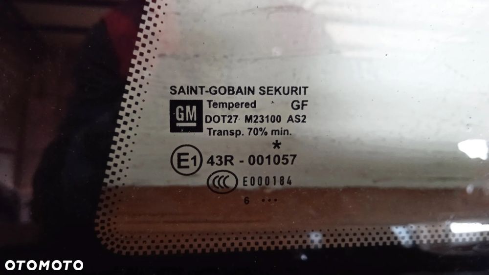Szyba karoseryjna lewa prawa tył Opel Corsa D 3D - 2