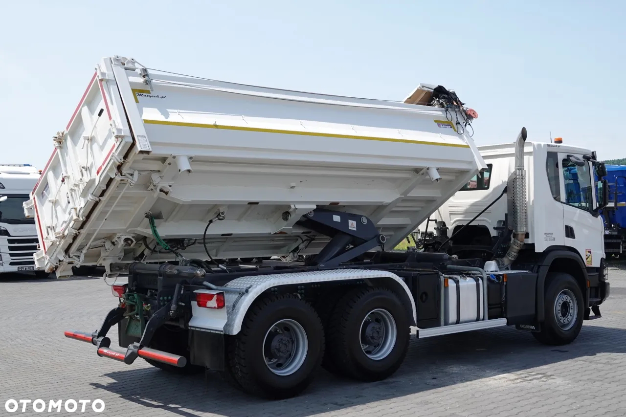Scania P 370 XT / 6x4 / WYWROTKA / HYDROBURTA / BORDMATIC / 2021 ROK - 8