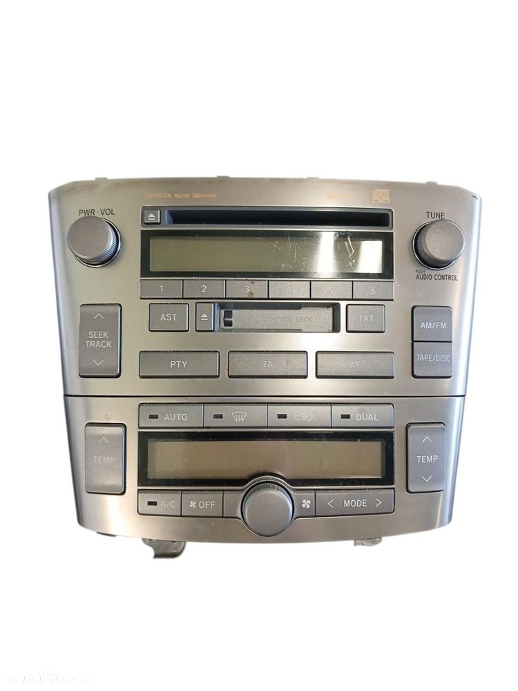 RADIO CD KASETA PANEL STEROWANIA KLIMATYZACJĄ TOYOTA AVENSIS T25 55902-05050-H AVENSIS T25 - 1