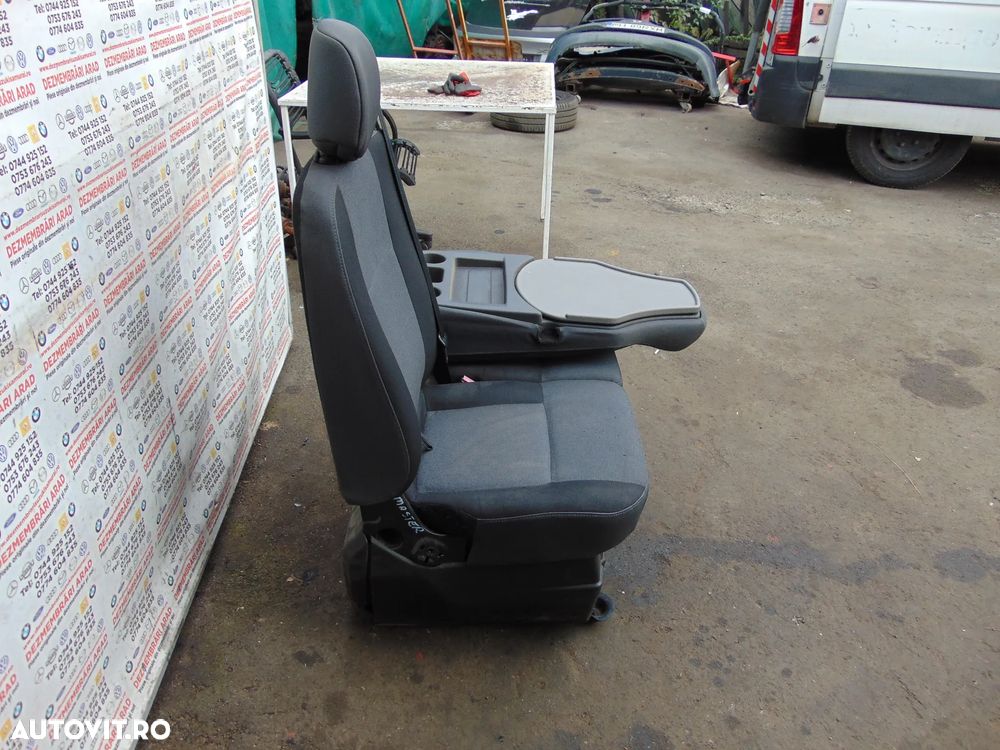 Bancheta Renault Master 3 master 4 Opel Movano Nissan Nv400 bancheta dubla fata - 5