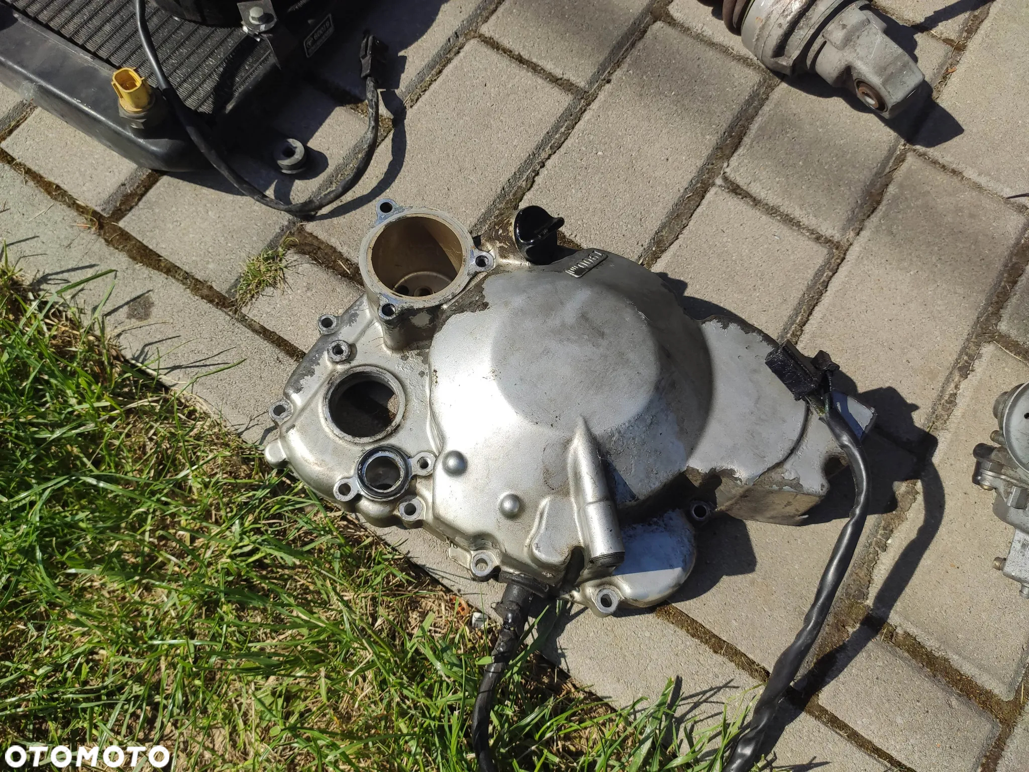 Suzuki Burgman AN 400 K1 98- Gaźnik Stator Dekiel Amortyzator Chłodnica Pompa Komputer Stelaż - 4
