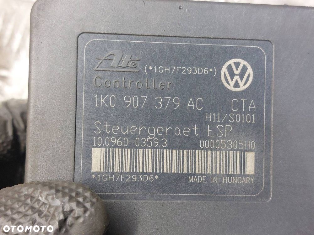 POMPA STEROWNIK ABS AUDI A3 8P 1K0614517AE1K0907379AC - 4
