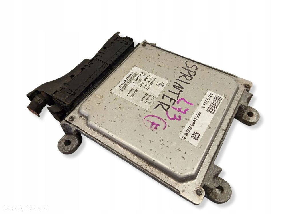 Sterownik Komputer Silnika Mercedes-Benz Sprinter W906 2.2 CDI A6519003203 - 8