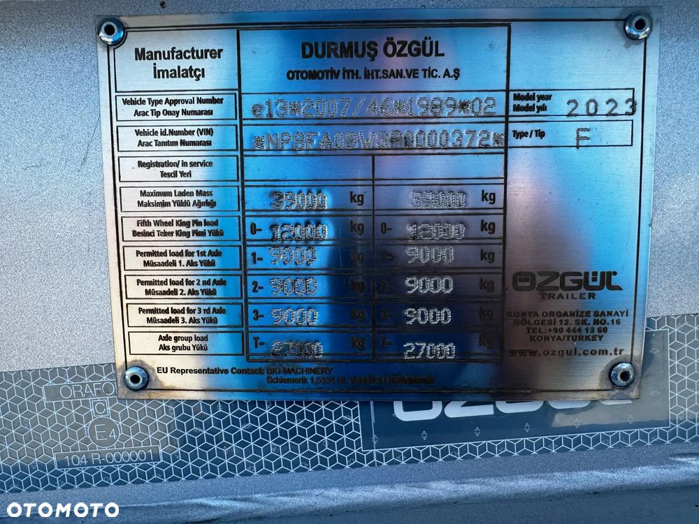 Inny Naczepa kontenerowa 20FT ISO TANK - ADR EX3 ! - 20