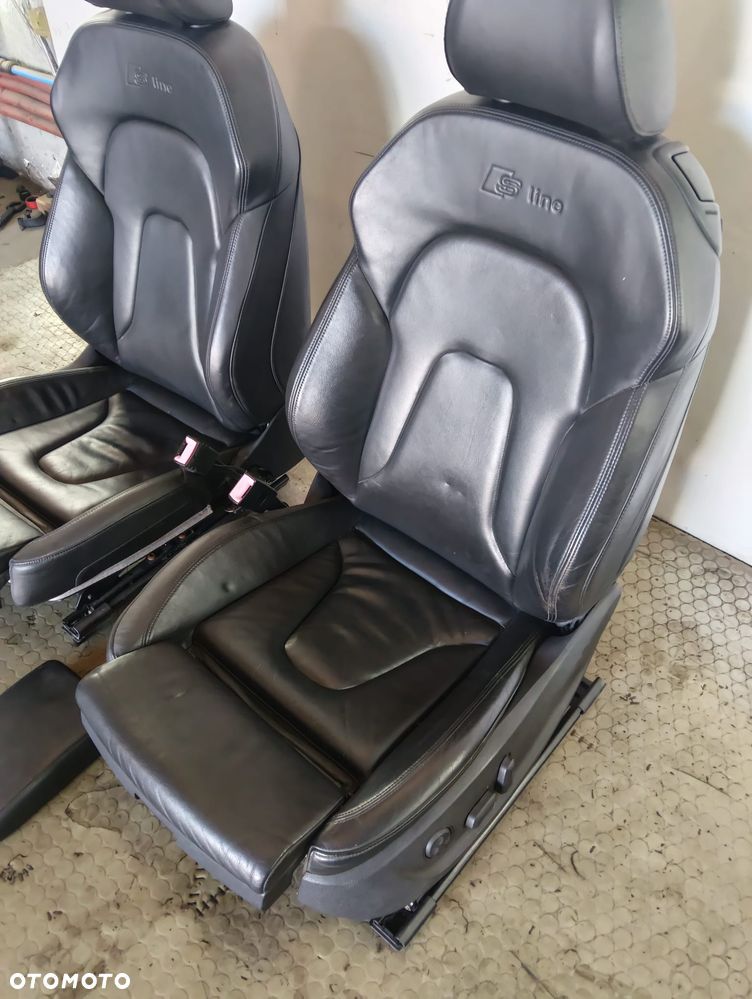 fotele kanapa boczki elektryka skora SLINE Audi A5 Coupe czesdci - 2