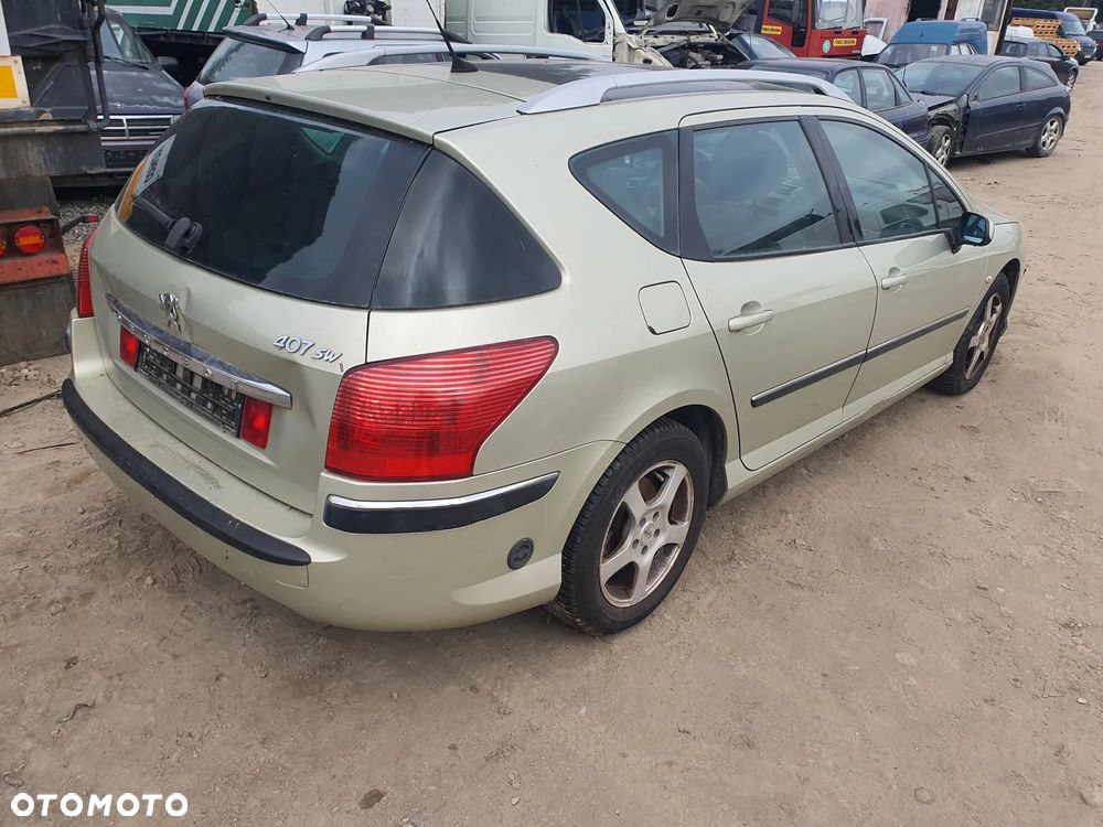 peugeot 407 kcvd maska zderzak lampa grill błotnik drzwi zbiornik paliwa szyba lusterko klamka klapa - 5
