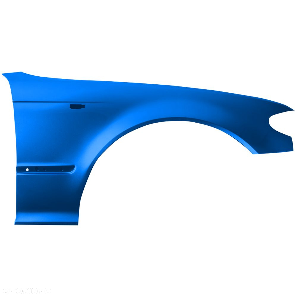 BLU Błotnik BMW 3 E46 364 prawy niebieski 01-05 przód sedan kombi FL LCI ocynk TopazBlau - 2