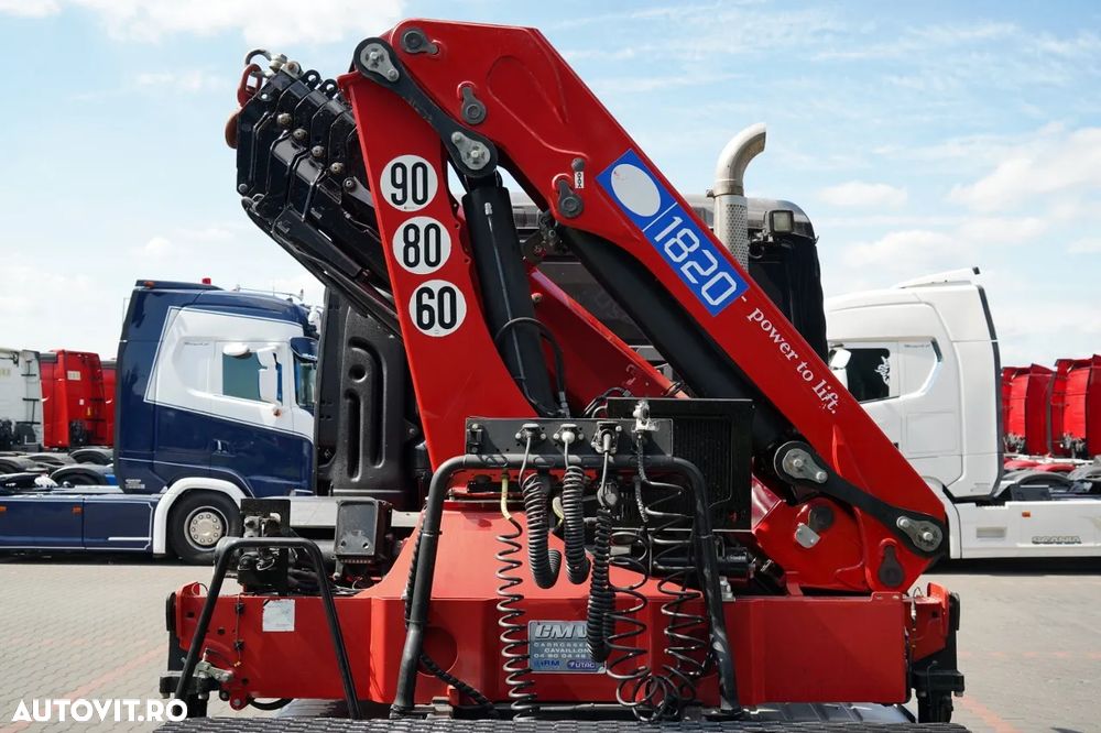 MAN TGS 18.480 / 4x2 / HDS HMF 1820 K6 / 17.2 m REACH / MANUAL / RADIOCOMANDĂ / IMPORTAT - 24