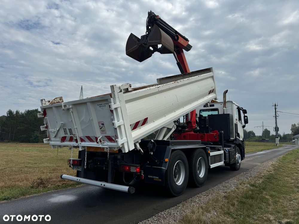 Renault RENAULT C 380 / 6x4 / WYWROTKA + HDS PALFINGER 17.001 / HYDROBURTA / EURO 6 / STEROWANIE RADIOWE - 8