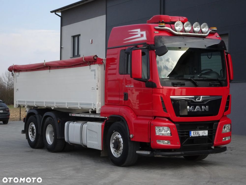 MAN TGS 28.500 Kempf 3-stronny do Zboża Idealny Stan Hydrodrive 6x4 Oś Skrętna - 7