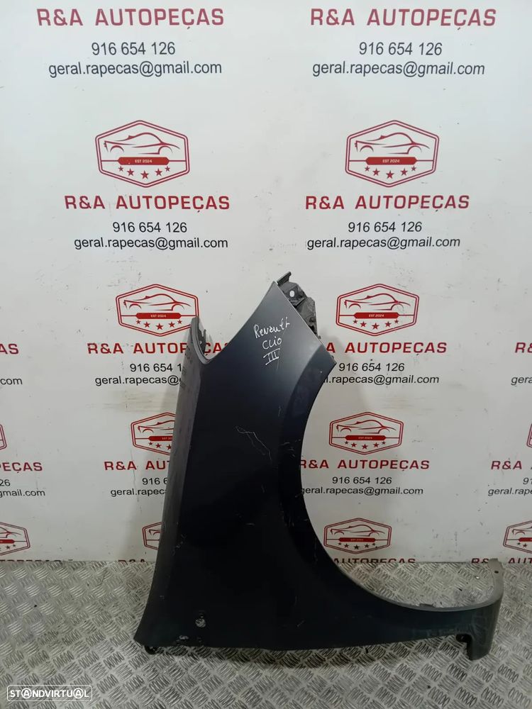 Guarda Lamas Frente Frontal Direito Renault Clio III 3 185 Original - 1