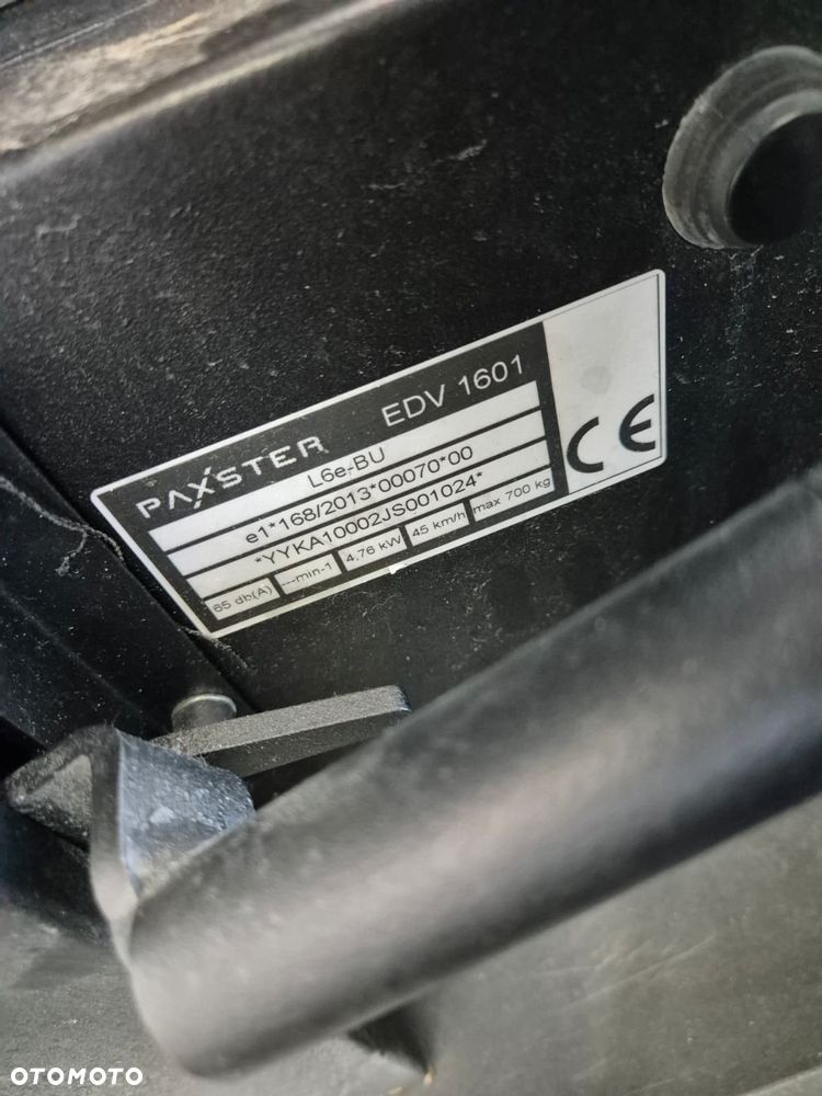 PAXSTER PAXSTER Cargo EDV 1601 / ELEKTRYCZNY / JAK MELEX / MINI DOSTAWCZAK / 1 WŁ / IDEALNY DO FIRM LUB ZAKŁADÓW - 23