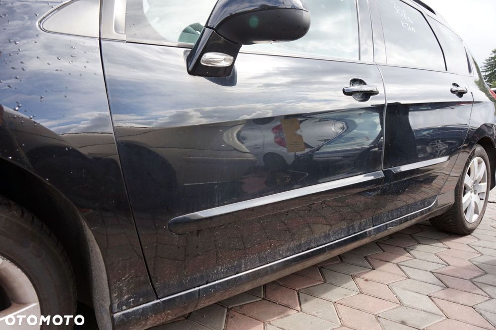 DRZWI PRZEDNIE LEWE 308 I T7 LIFT KOMBI KTVD  CZARNY PEUGEOT 2011-2013 - 3