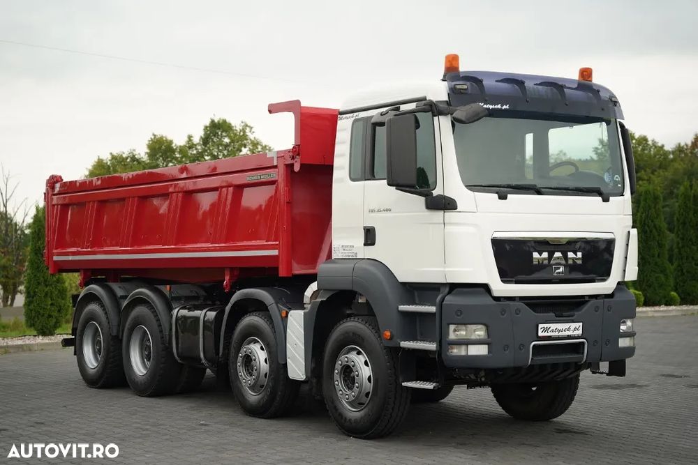 MAN TGS 35.400 / 8X4 / BASCULATOR CU 2 LATE / HIDRODECKER / MEILLER / AUTOMAT - 17