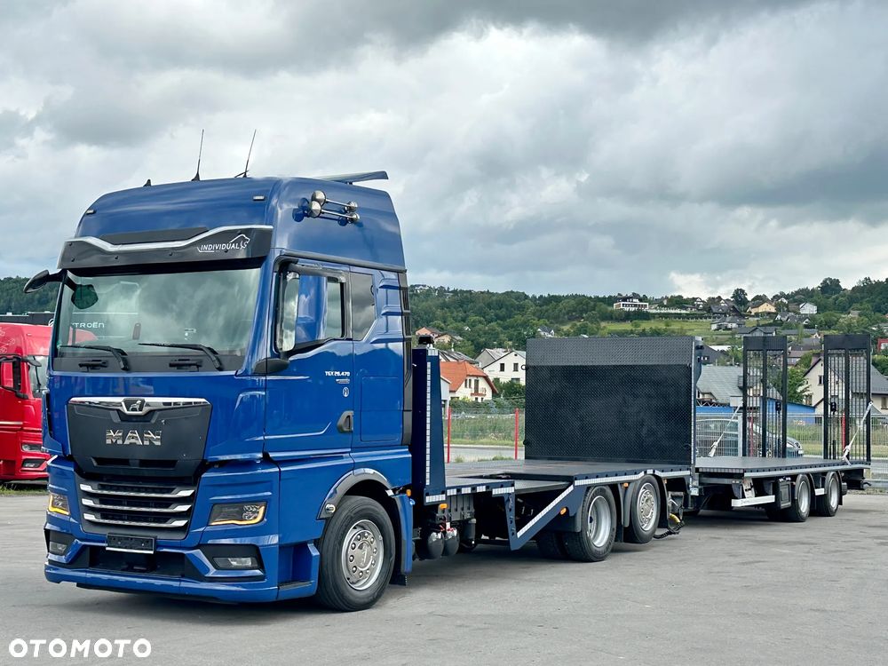 MAN TGX 26.470 * LAWETA 6,60 m + PRZYCZEPA * 6x2 * STAN BDB - 6