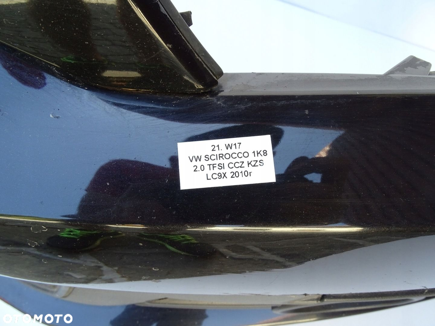 ZDERZAK PRZÓD PRZEDNI ATRAPA LC9X SCIROCCO III 1K8 SPRYSKI XENON HALOGENY - 15