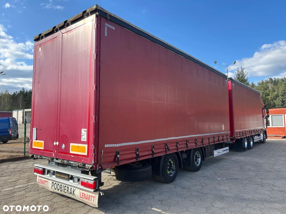 DAF XF 106 480 RETARDER / ZESTAW TANDEM / ALUFELGI / KONTRAKT SERWISOWY / 3 OŚ PODNOSZONA BLIŹNIAK / DAF + PRZYCZEPA / ZABUDOWY REDOS PODNOSZONY DACH / OSIE SAF / ŚWIATŁA LED / 2019 ROK !! - 3