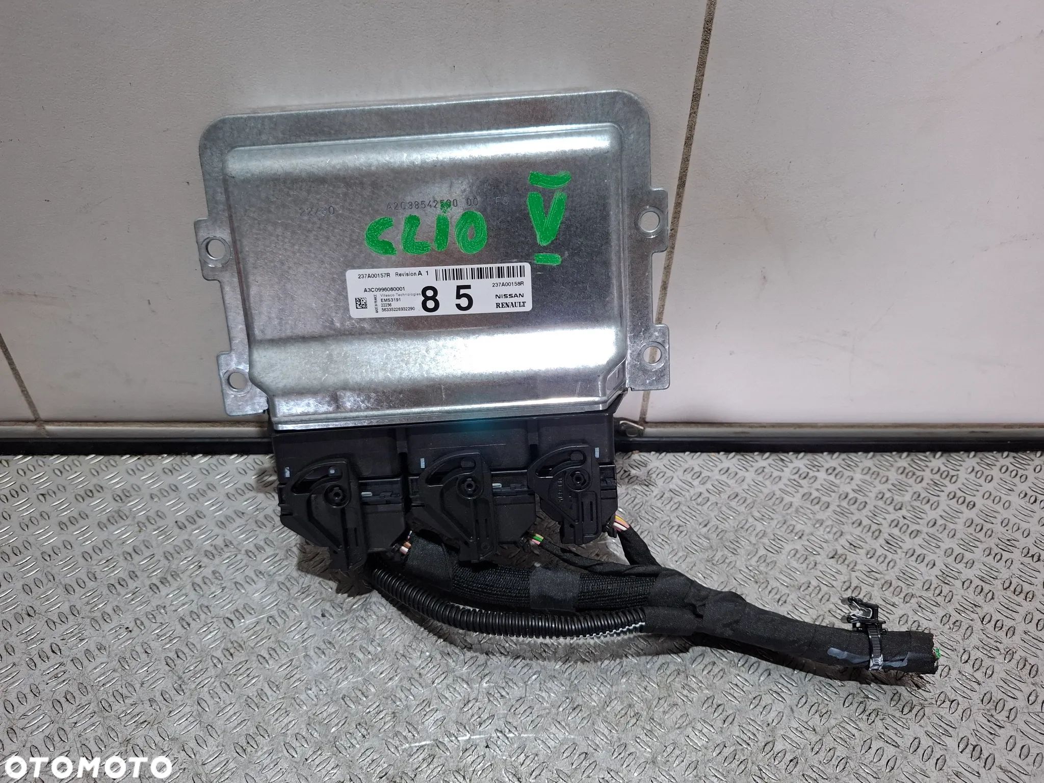 Komputer sterownik silnika ECU Renault Clio V 2022 rok 1,6 e-tech nr 237A00157R , 237A00158R - 1