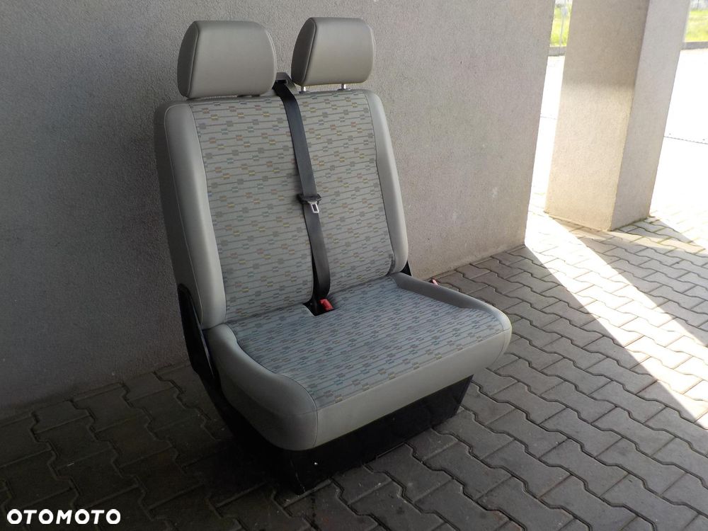 VW T5 LIFT T6 FOTEL SIEDZENIE KANAPA PODWÓJNA PASAŻERA PRZÓD PALACE - 1