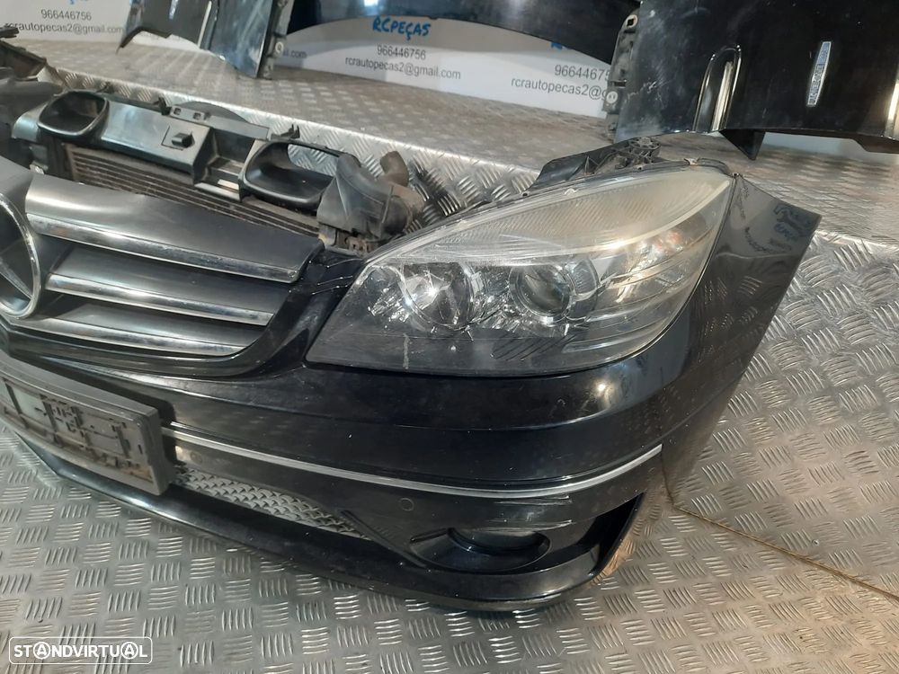 FRENTE COMPLETA MERCEDES BENZ CLC W203 CAPOT PARACHOQUES GUARDA-LAMAS OTICAS RADIADOR VENTILADOR FRENTE FIBRA REFORÇO - 4