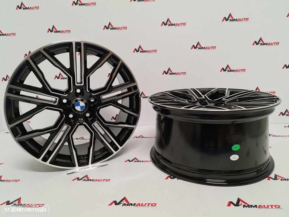 Jantes look BMW New Serie 8 Preto Polido 19 - 3
