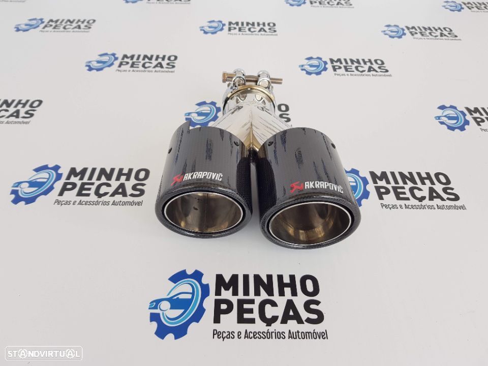 Ponteiras Dupla Look AKRAPOVIC - 1