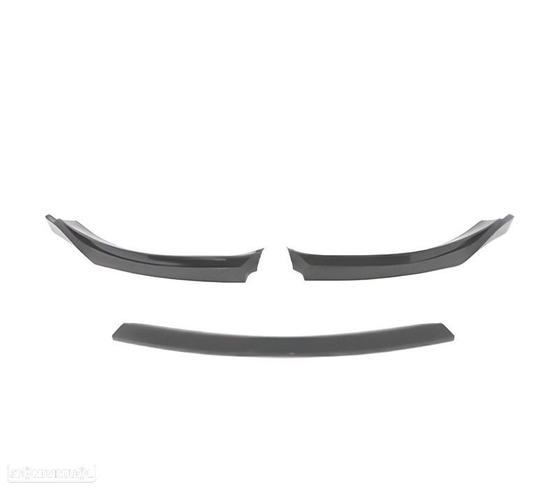 SPOILER LIP VOLKSWAGEN VW GOLF 6 08-12 PRETO BRILHANTE LISO - 3