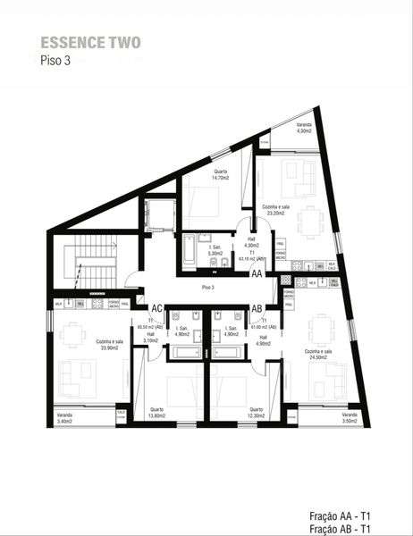 Apartamente T1 - Aradas, Aveiro - Grande imagem: 2/6