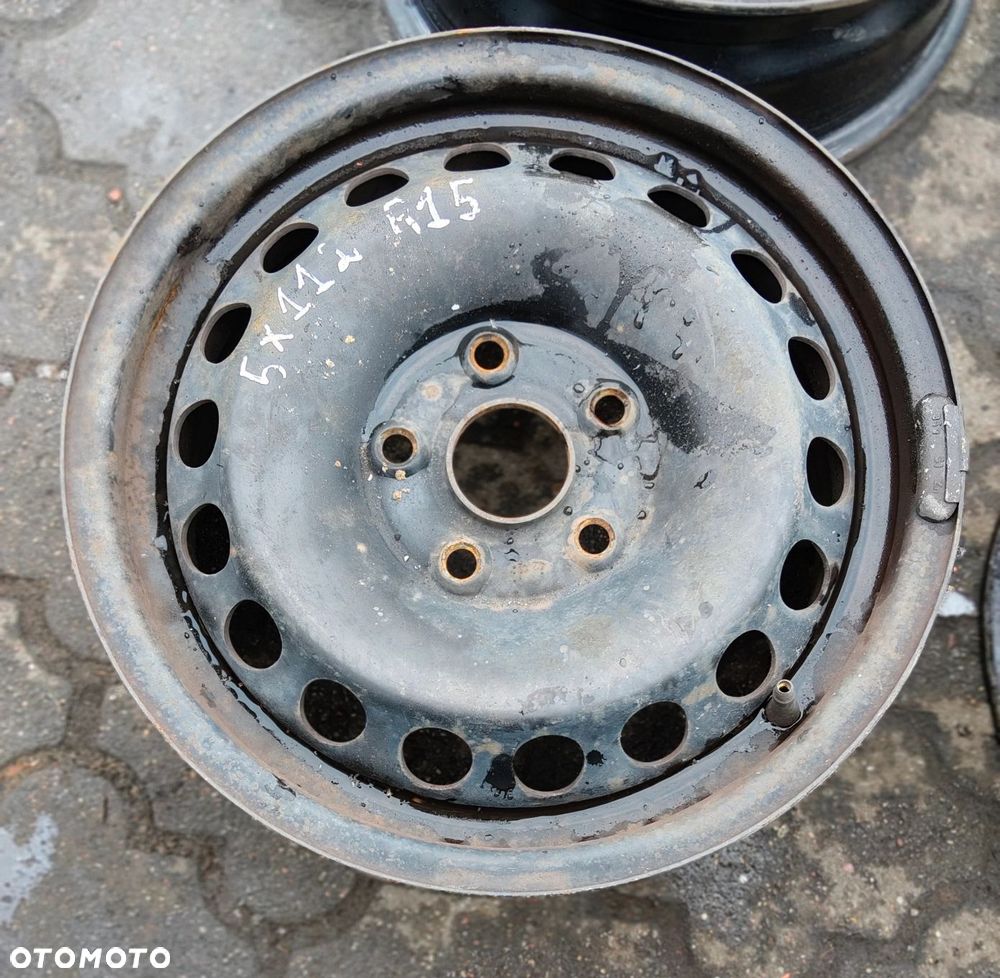 Touran felga stalowa 15 5x112 komplet Volkswagen - 2