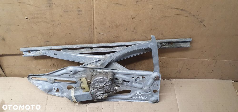 Mechanizm podnośnik szyby prawy przód Mercedes W140 0130821503 - 4