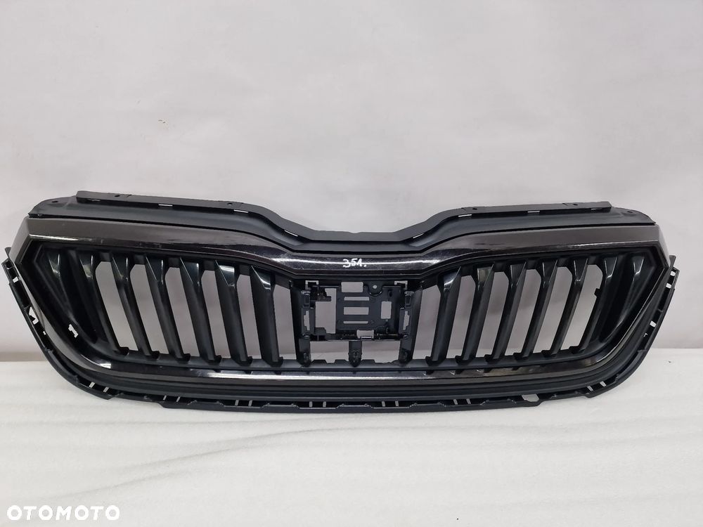 SKODA SCALA 657 18- CZARNA ATRAPA / GRILL PRZEDNI PRZÓD , NR 657853653 , NR AUKCJI GL351 - 1