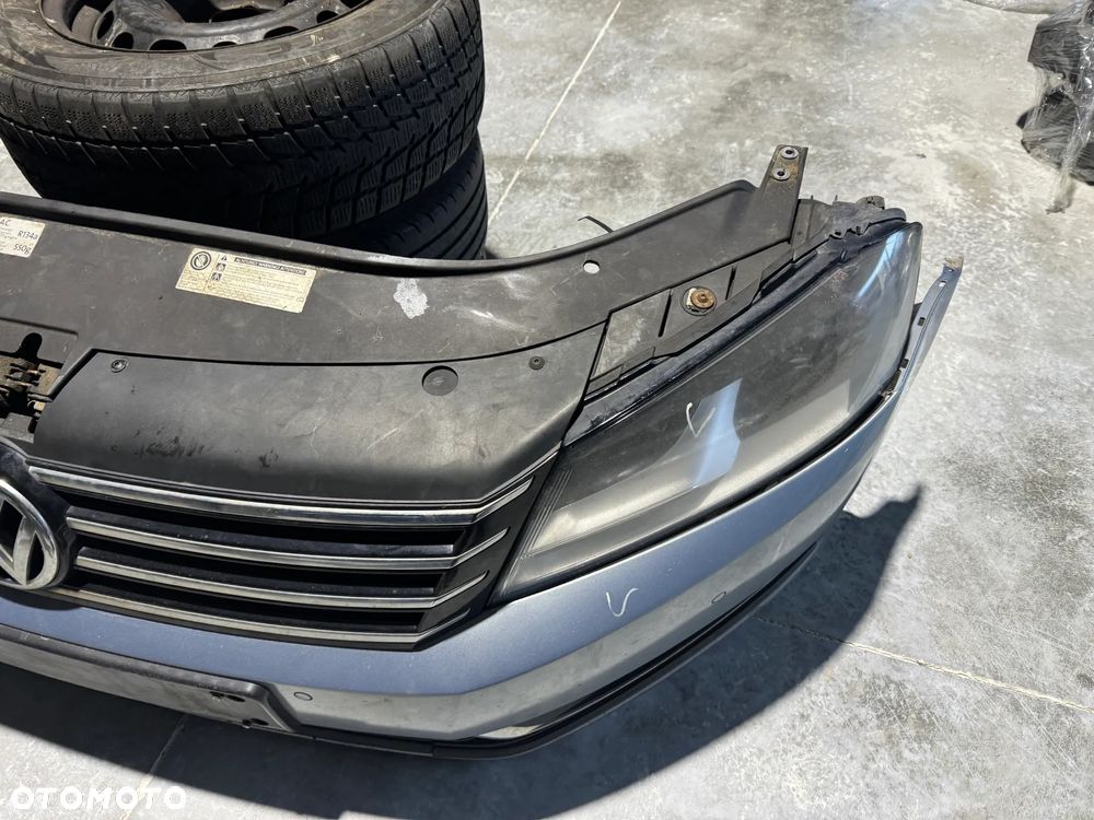 PRZÓD KOMPLETNY ZDERZAK PDC MASKA PAS REFLEKTOR VW PASSAT B7 - 22