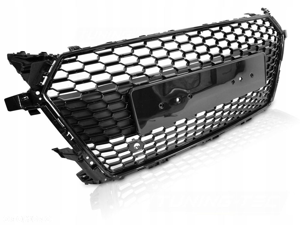 Grill Atrapa Audi Tt 8S 14-18 Rs Style Glossy Black Pdc - 1