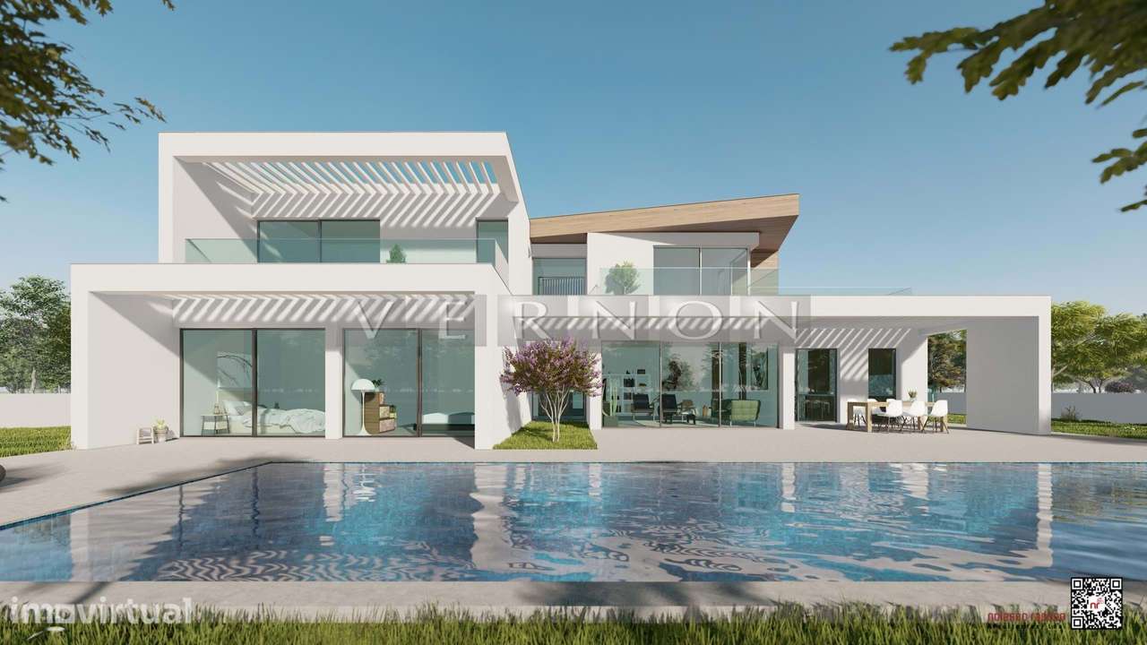 Terreno Urbano com Projeto Aprovado para Moradia T4 com Piscina no Mat - Grande imagem: 3/11