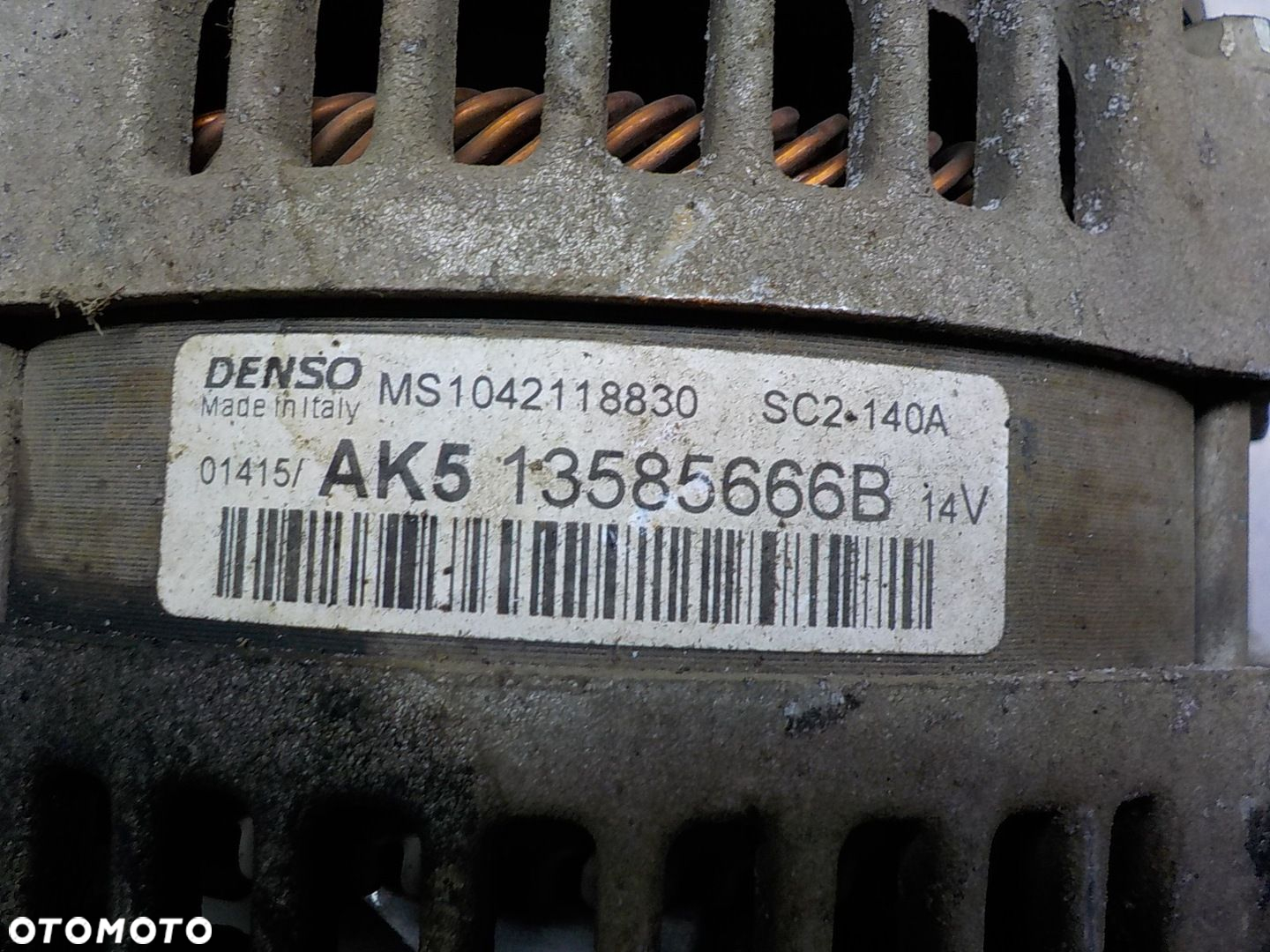 OPEL CORSA D 1.4 B ALTERNATOR 13585666B - 2