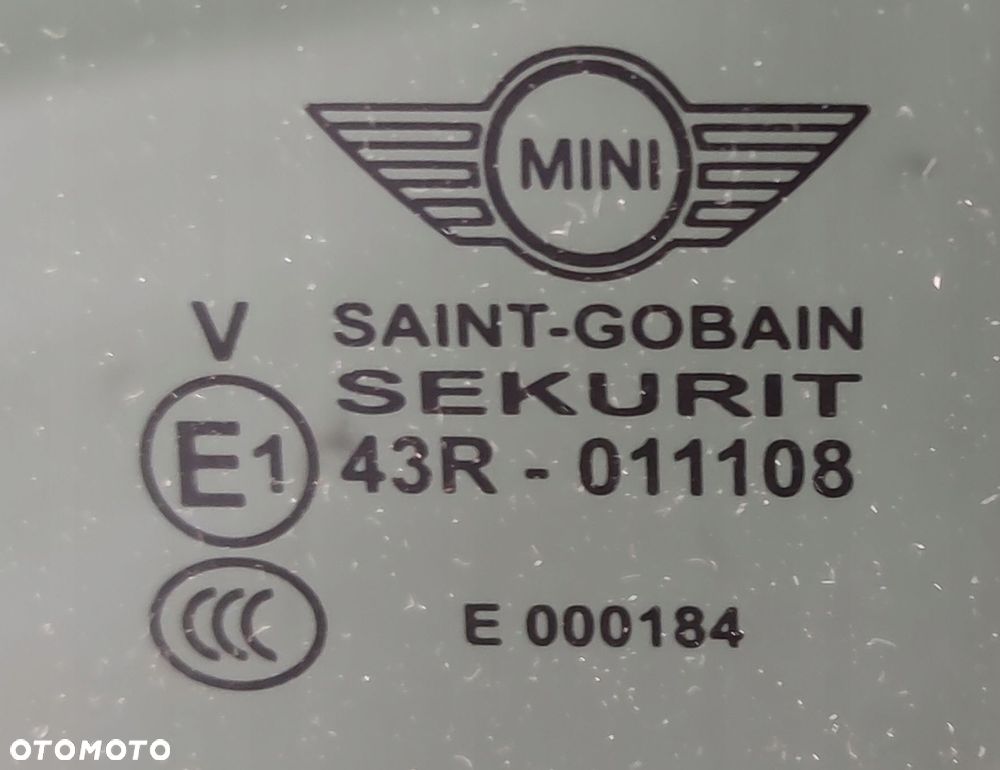 SZYBA DRZWI LEWA TYŁ MINI F54 CLUBMAN 7344141 - 2