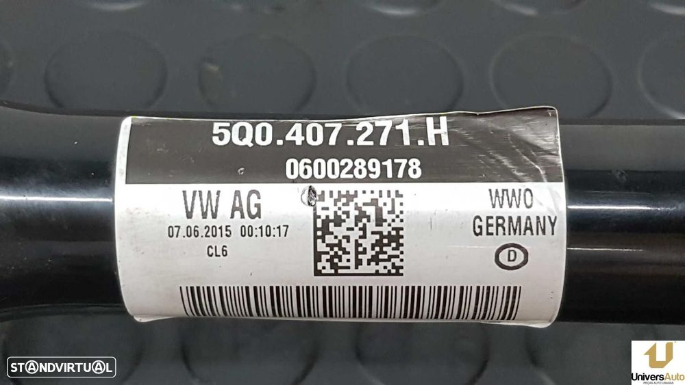 TRANSMISSÃO FRONTAL ESQUERDA SEAT ALTEA 2015 -5Q0407271H - 6