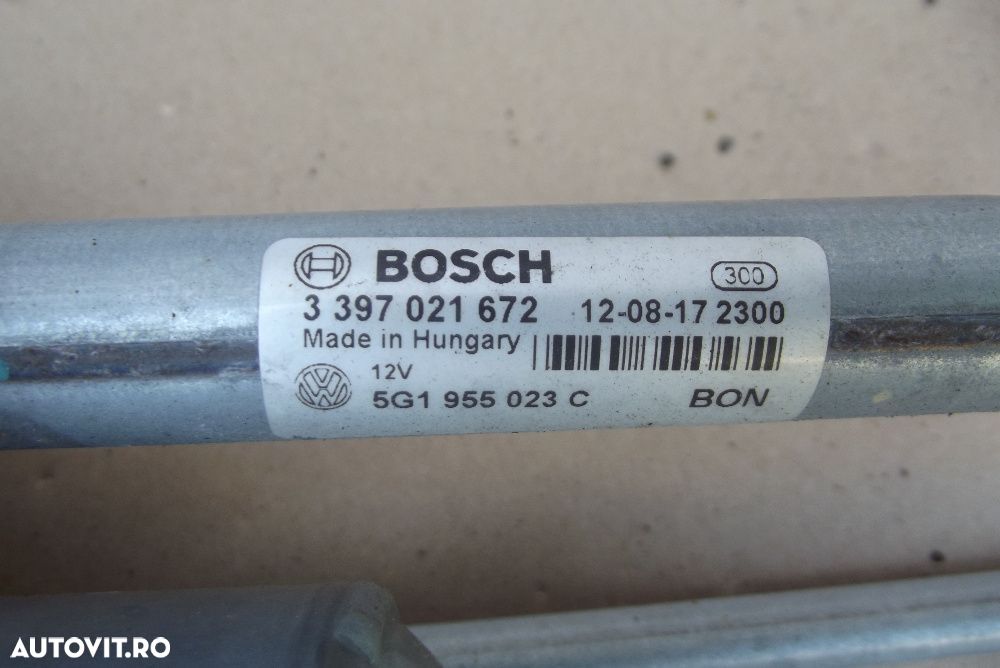 Motoras stergatoare VW Golf 7 an 2013-2018 ansamblu stergatoare Golf 7 - 2