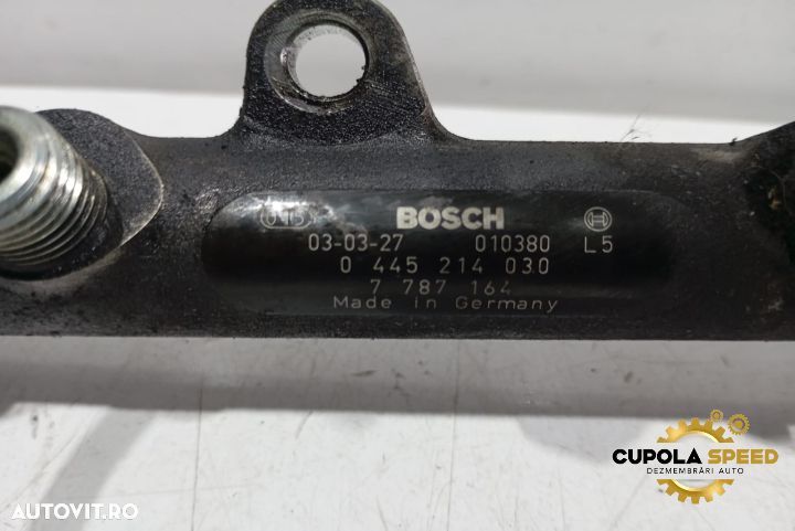Rampa injectoare 2.0D 150Cp 7787164 0445214030 BMW Seria 3 E46 [1997 - 2