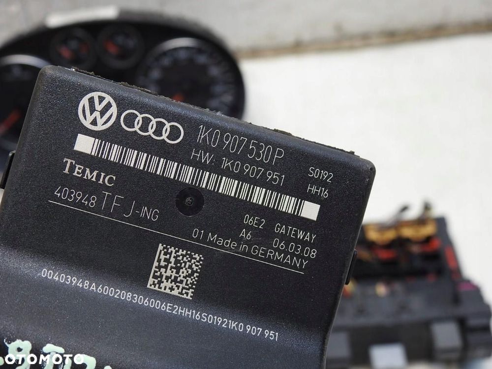 ZESTAW IMMO KOMPUTER AUDI A3 8PA 1.9 TDI 03G906021RE 8P0907279K 1K0907530P - 12