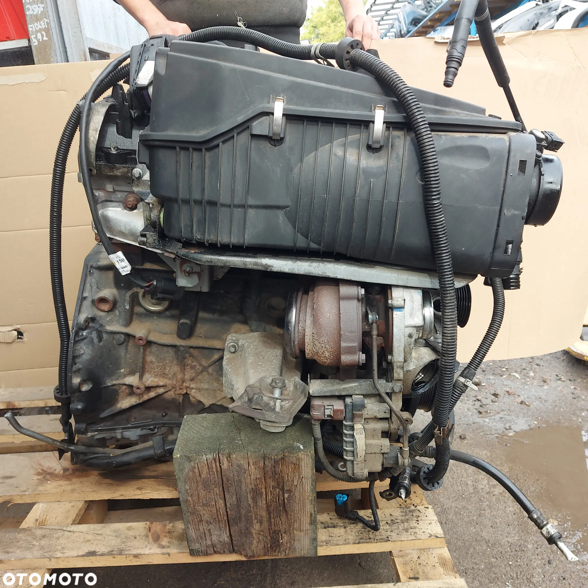 SLUPEK SILNIK 646811 220 CDI 140 TYS. 1700 PS MERCEDES E W211 C W204 ORYGINAL DEMONTAZ DIESEL 646 811 - 5
