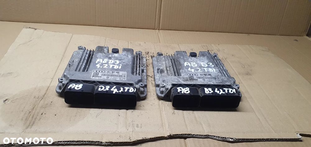 Komputer sterownik silnika Audi A8 D3 4.2 TDI 4E1907409 4E1910409A - 2