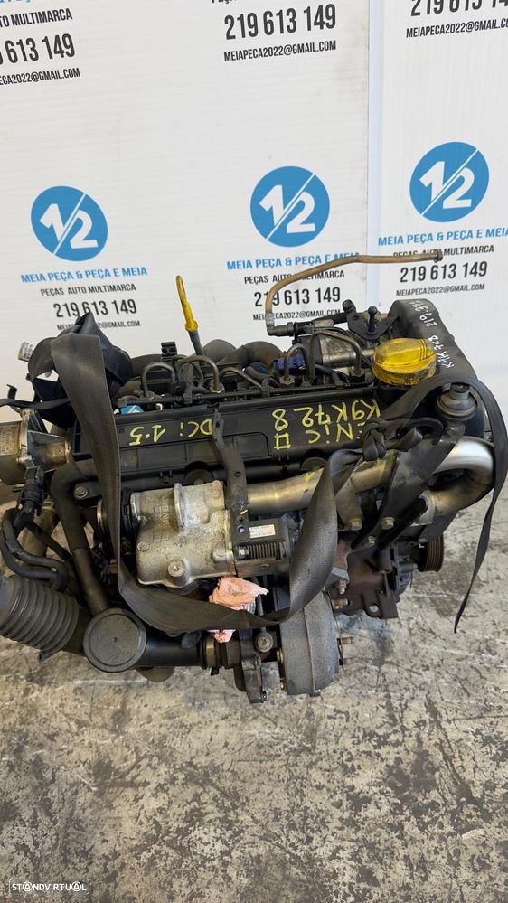 Motor 1.5 Dci Renault Megane K9K728 - 2