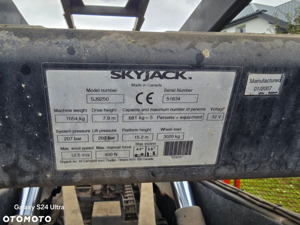 Skyjack Sj 9250 4x4 Diesel 17 metrów Aktualny Tüv - 23