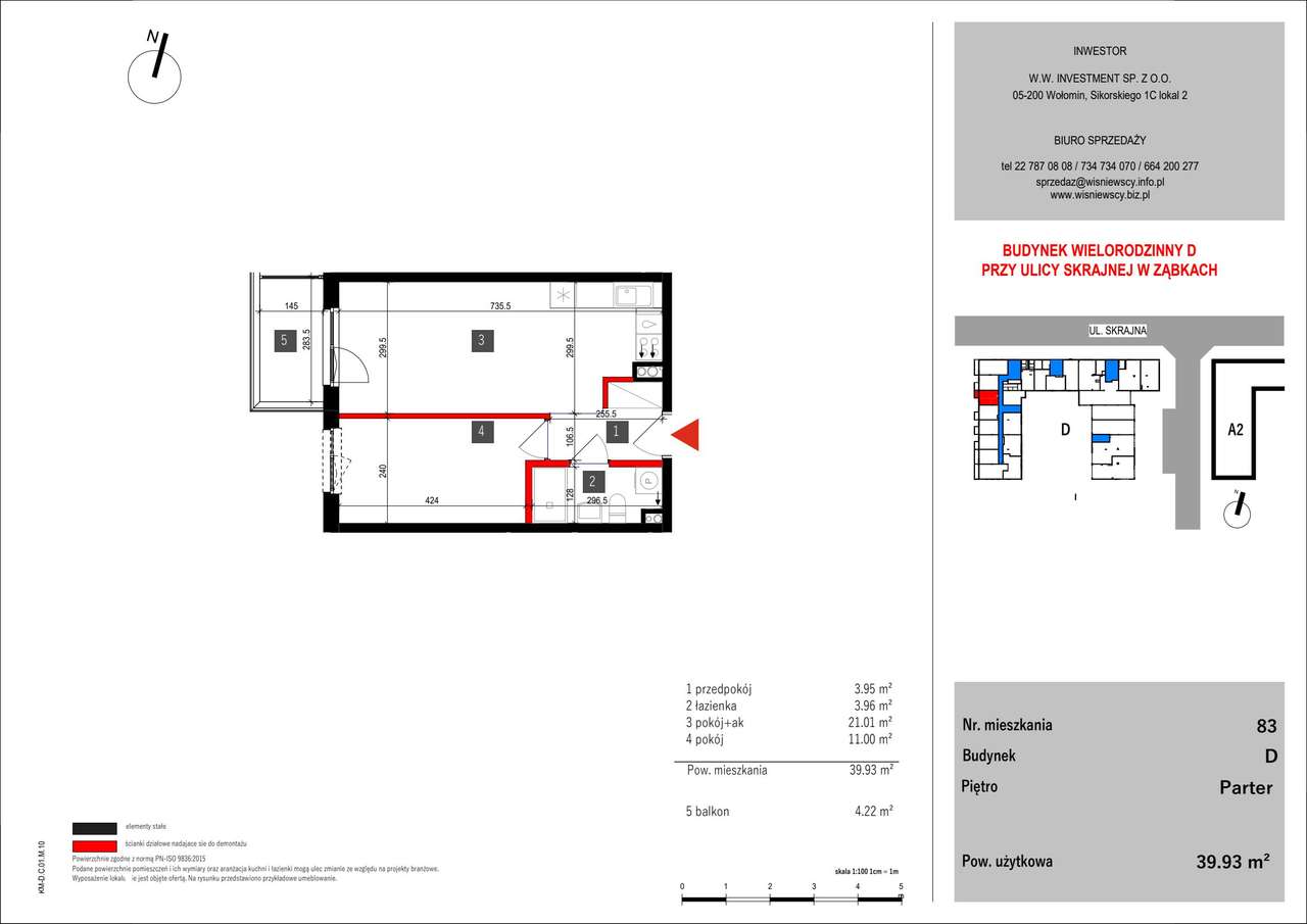 2-pokojowe mieszkanie 39m2 + balkon Bezpośrednio - Pełny obrazek: 2/8