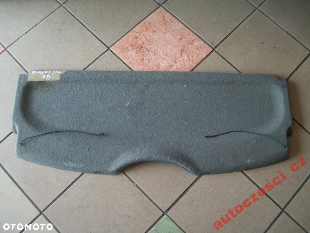 Półka tylna bagażnika Peugeot 206 HB 5D - 1