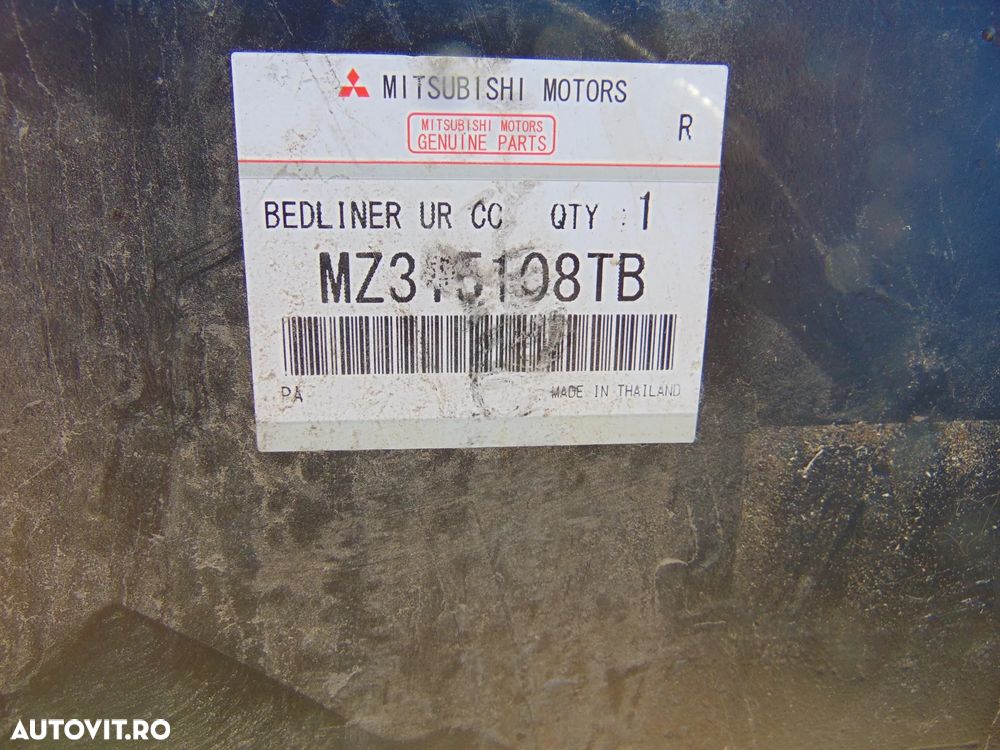 Cuva Bena Mitsubishi L200 dupa 2015 cod mz315108tb kit cuva bena spate l200 protectie bena fiat fullback - 8