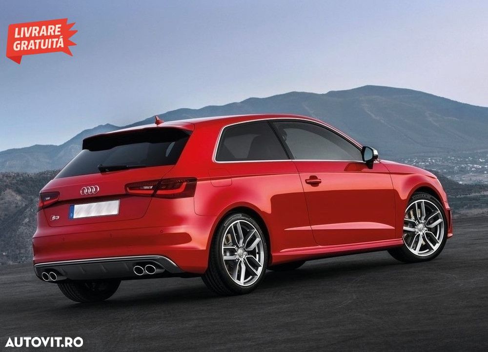 Difuzor Bara Spate Audi A3 8V Hatchback Sportback (2012-2015) S3 Design- livrare gratuita - 10