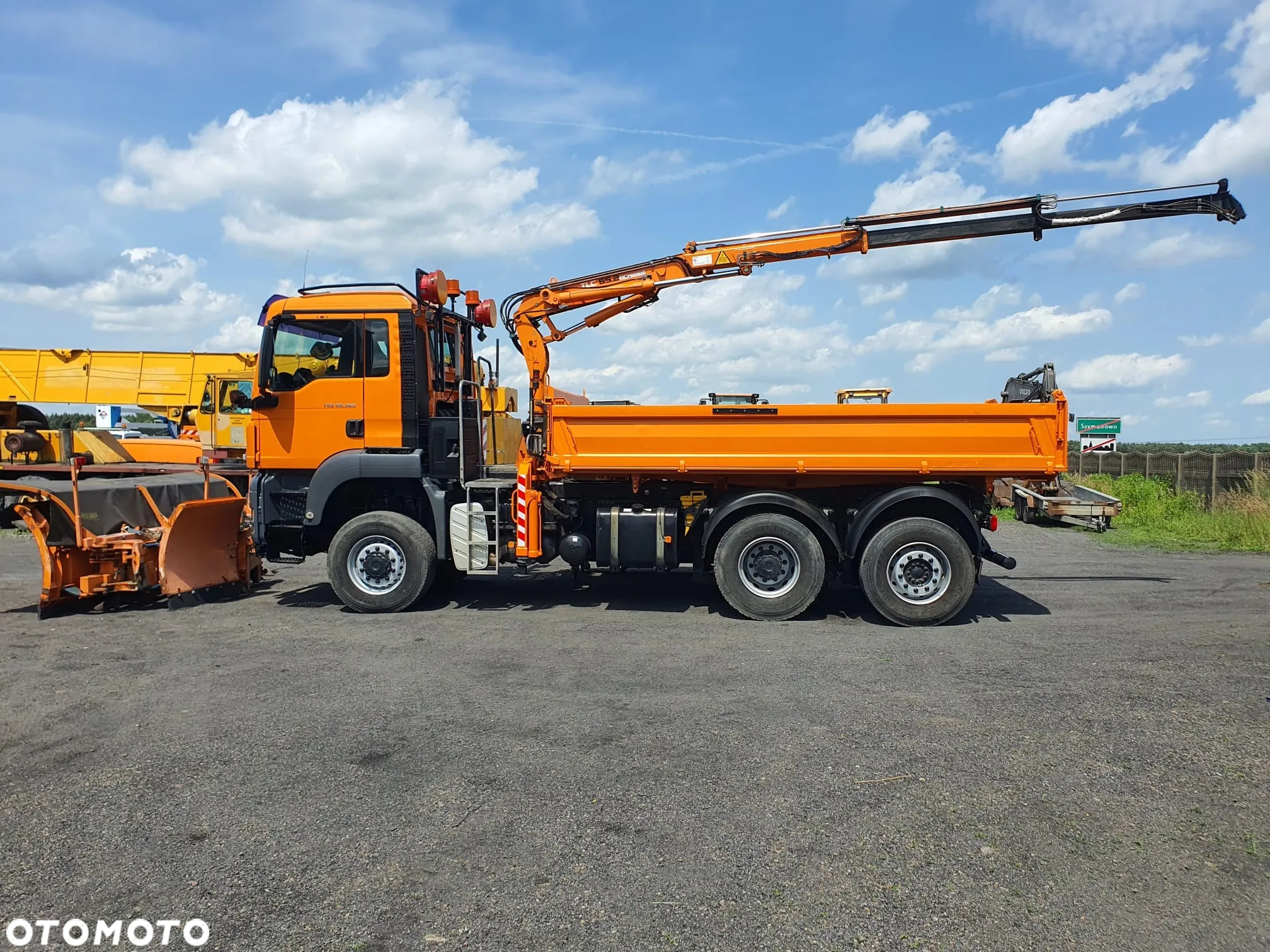 MAN TGS360 6x4  na Przednie koła ,blokada mostów HDS TEREX  65.2-A2L - 9