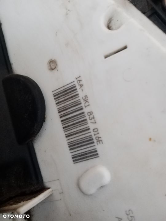 Zamek drzwi prawy przód przedni 7 PIN klamka VW Golf VII - 5